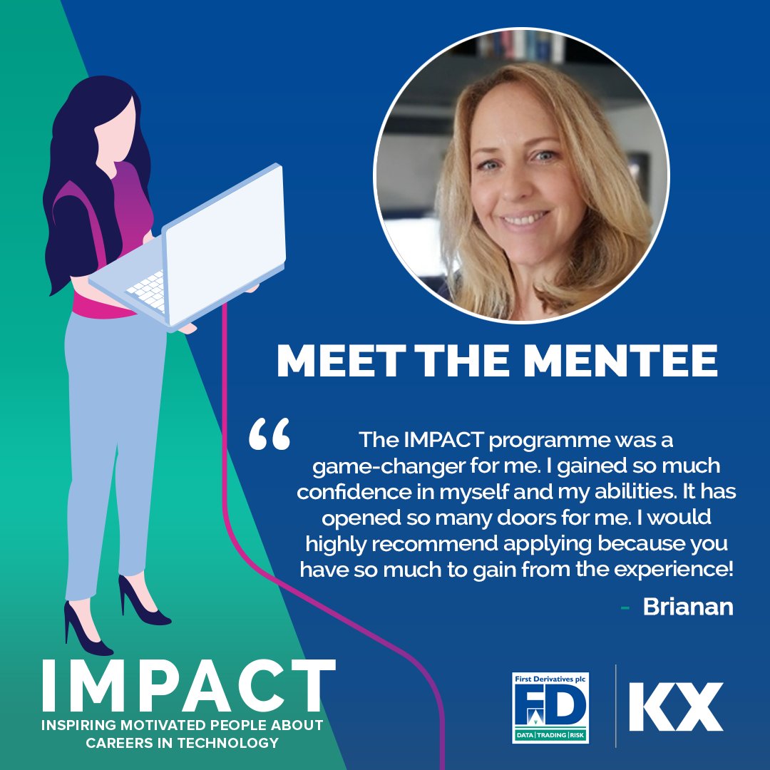 FD Careers (@fdjobs) on Twitter photo Looking for a standout experience to add to your CV? On the FD IMPACT mentorship programme you will benefit from personal mentorship for 6 months, networking opportunities and day-in-the-life sessions. Apply now by submitting your CV to impact@firstderivatives.com. #Mentorship Looking for a standout experience to add to your CV? On the FD IMPACT mentorship programme you will benefit from personal mentorship for 6 months, networking opportunities and day-in-the-life sessions. Apply now by submitting your CV to impact@firstderivatives.com. #Mentorship
