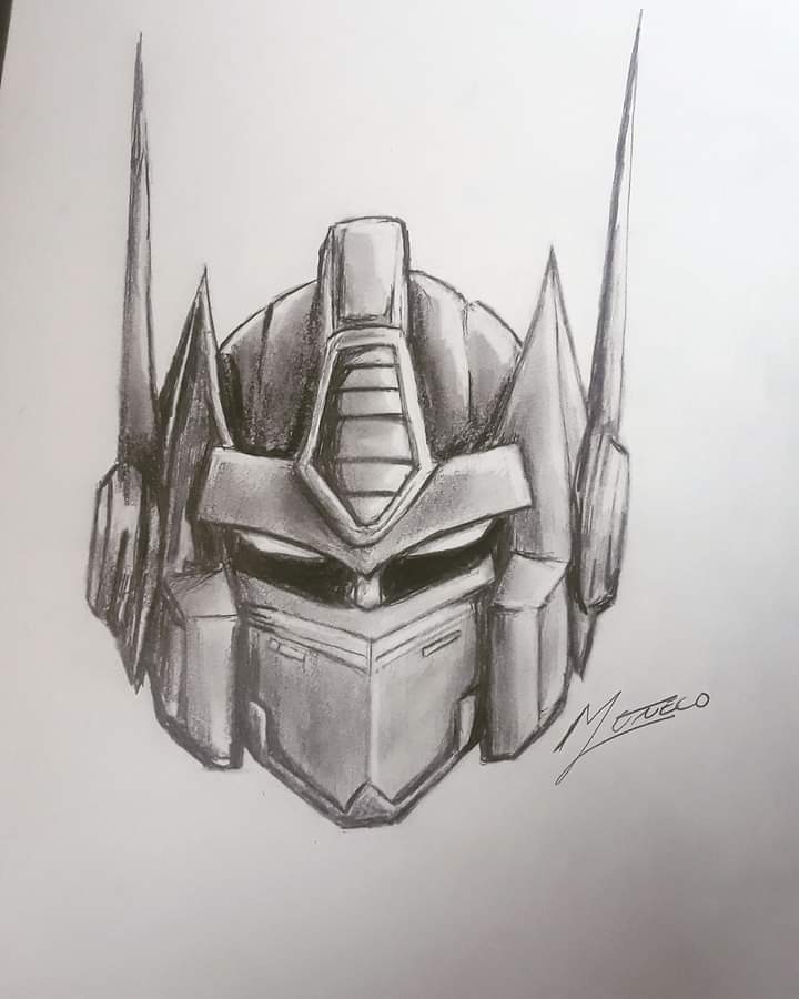 Sketch : Optimus Prime ROTB. = by Vhite9 on DeviantArt