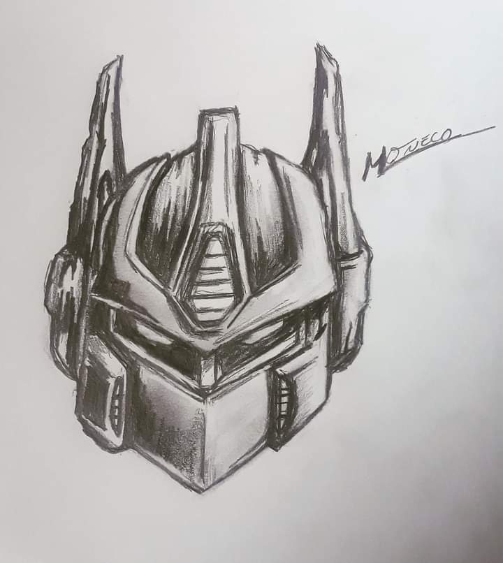 Pencil Sketch- TCS Optimus Prime by redpanda451 on DeviantArt
