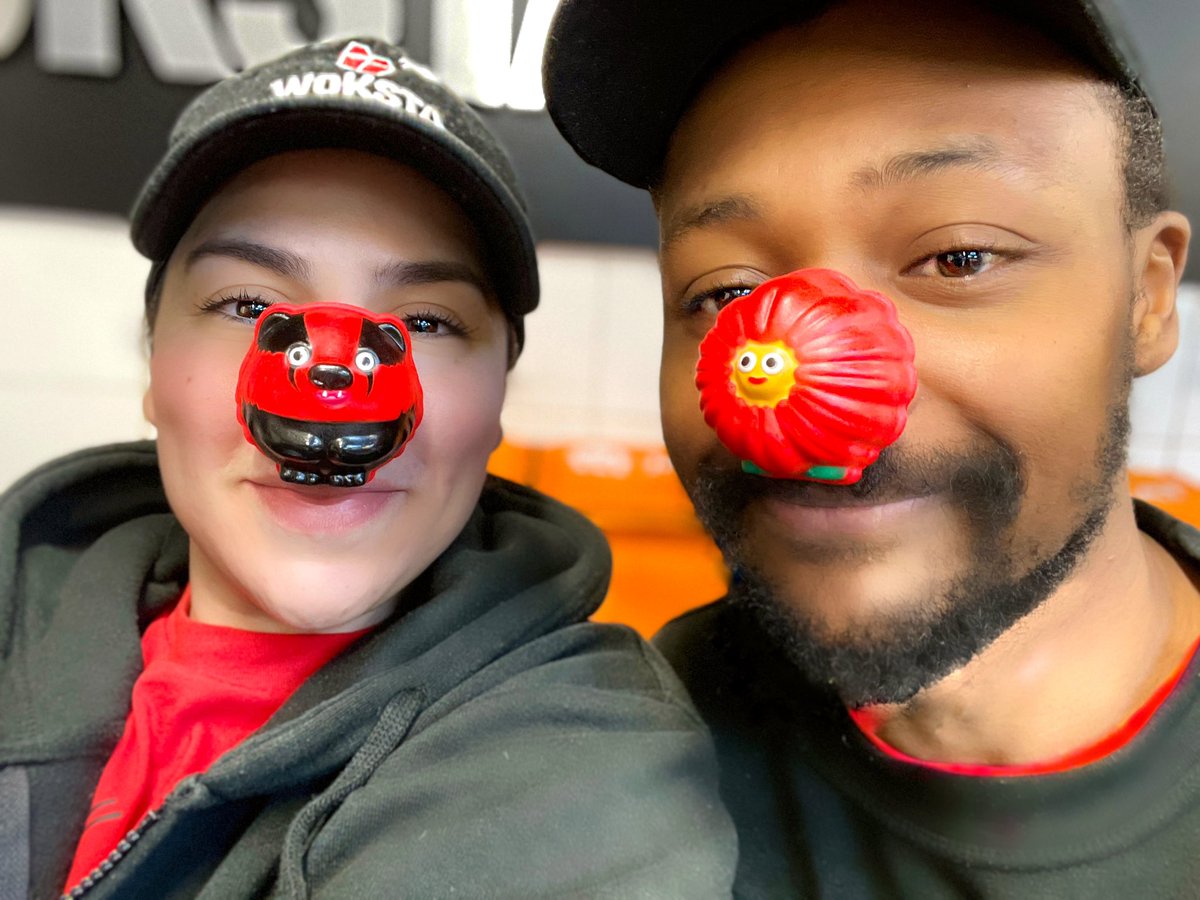 WokstaUK's tweet photo. It’s #RedNoseDay Have you got your red nose yet? Donate to the cause 👉 @comicrelief #ComicRelief https://t.co/uiRPMLUAlT