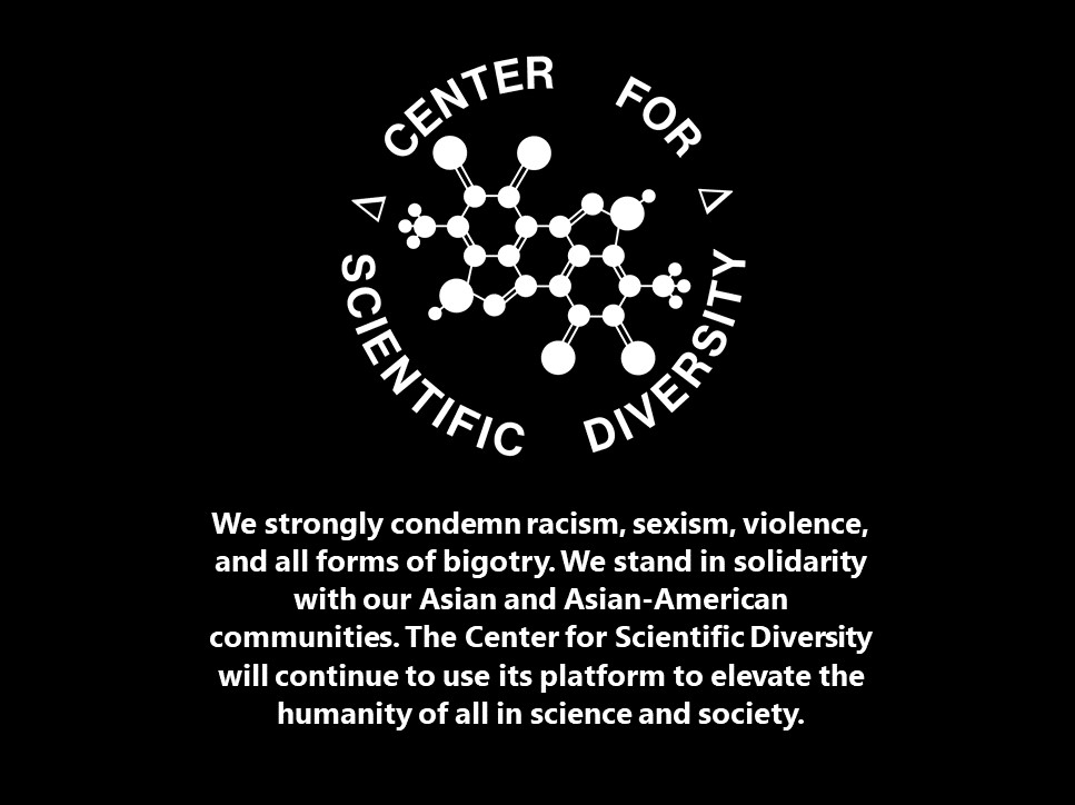 Sci_Diversity's tweet image. The Center for Scientific Diversity at ISMMS reaffirms its commitment to the fight against racism, bigotry and violence in all forms. We stand in solidarity with our Asian and Asian-American communities. #StopAsianHate #StopAAPIHate