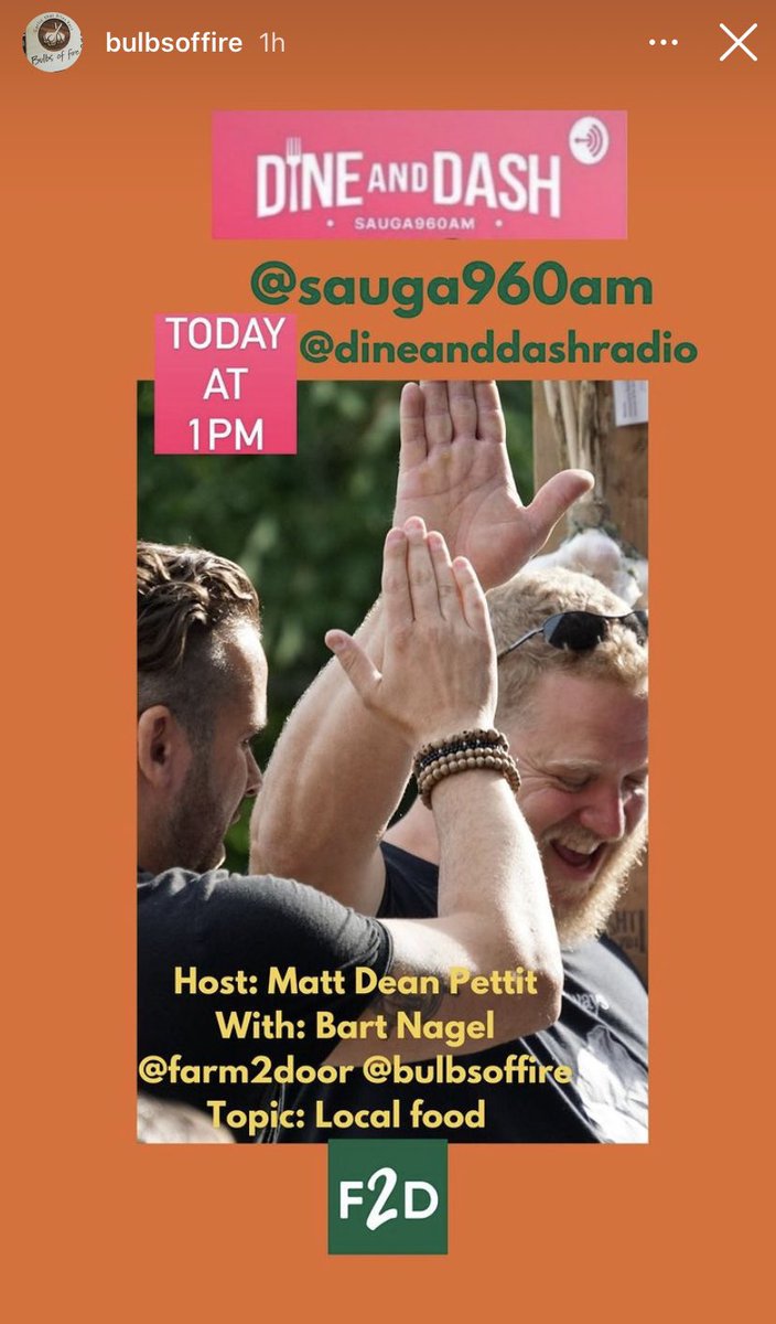 Thanks Bart <a href="/bulbsoffire/">Bulbs of Fire</a> x Farm 2 Door Canada for being on the show today! 
<a href="/sauga960am/">@Sauga960AM</a>