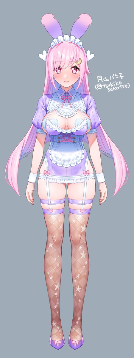 顔のパーツ以外はLive2D用に書き足し&レイヤー整理できた〜

いつ使えるかわからないショーツも描きました 