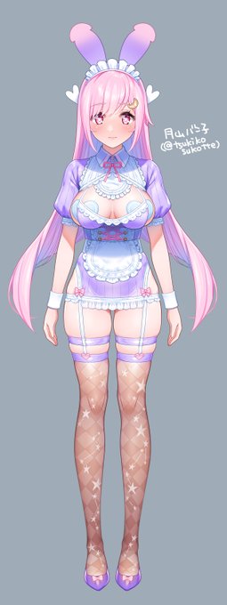 顔のパーツ以外はLive2D用に書き足し&レイヤー整理できた〜

いつ使えるかわからないショーツも描きました 