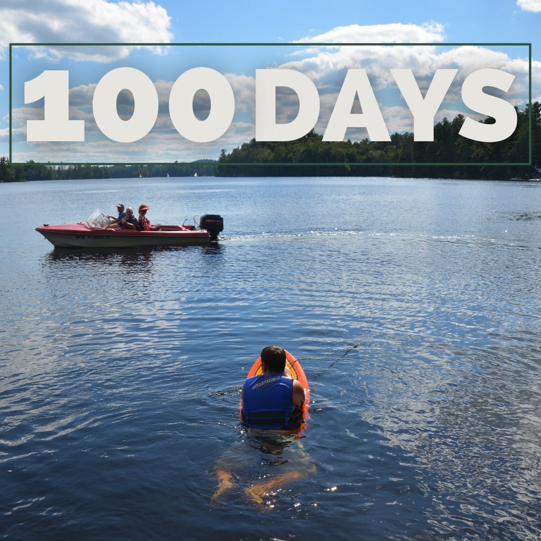 RegisApplejack's tweet photo. We are just 100 DAYS away from fun on the lake, hiking adventures, and making memories that last a lifetime. We can't wait to see you all at camp for #Summer2021! https://t.co/rpVg2qXAs5