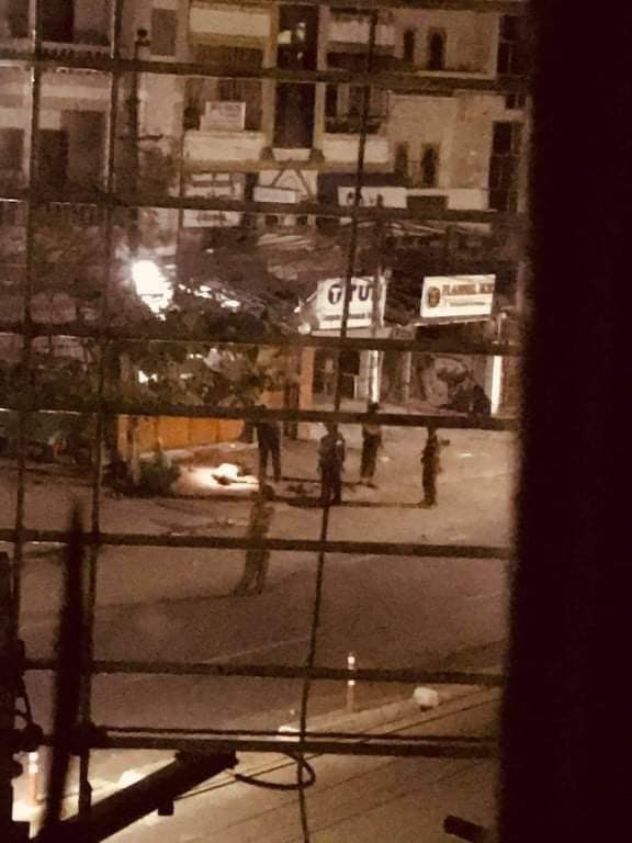 We are not safe anymore for a long time.The Military Junta come and shoot everyday and night to unarmed civilians.
This is the evidence of crime photo they shot to unarmed civilian at night. 19.3.2021 (10:30pm)
#WhatsHappeningInMyanmar #WeNeedR2PInMyanmar