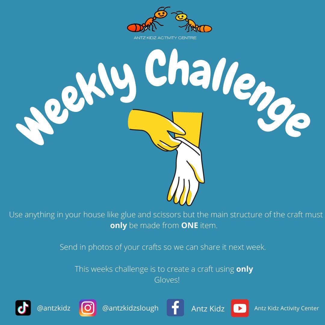 Our weekly craft challenge is back! This week we want you to create a craft using only gloves! Have fun and don’t forget to share your wonderful creations! #crafts #craftsofinstagram #craft #craftsforkids #craftsupplies #crafty #artsandcrafts #artsandcraftsforkids #craftchallenge