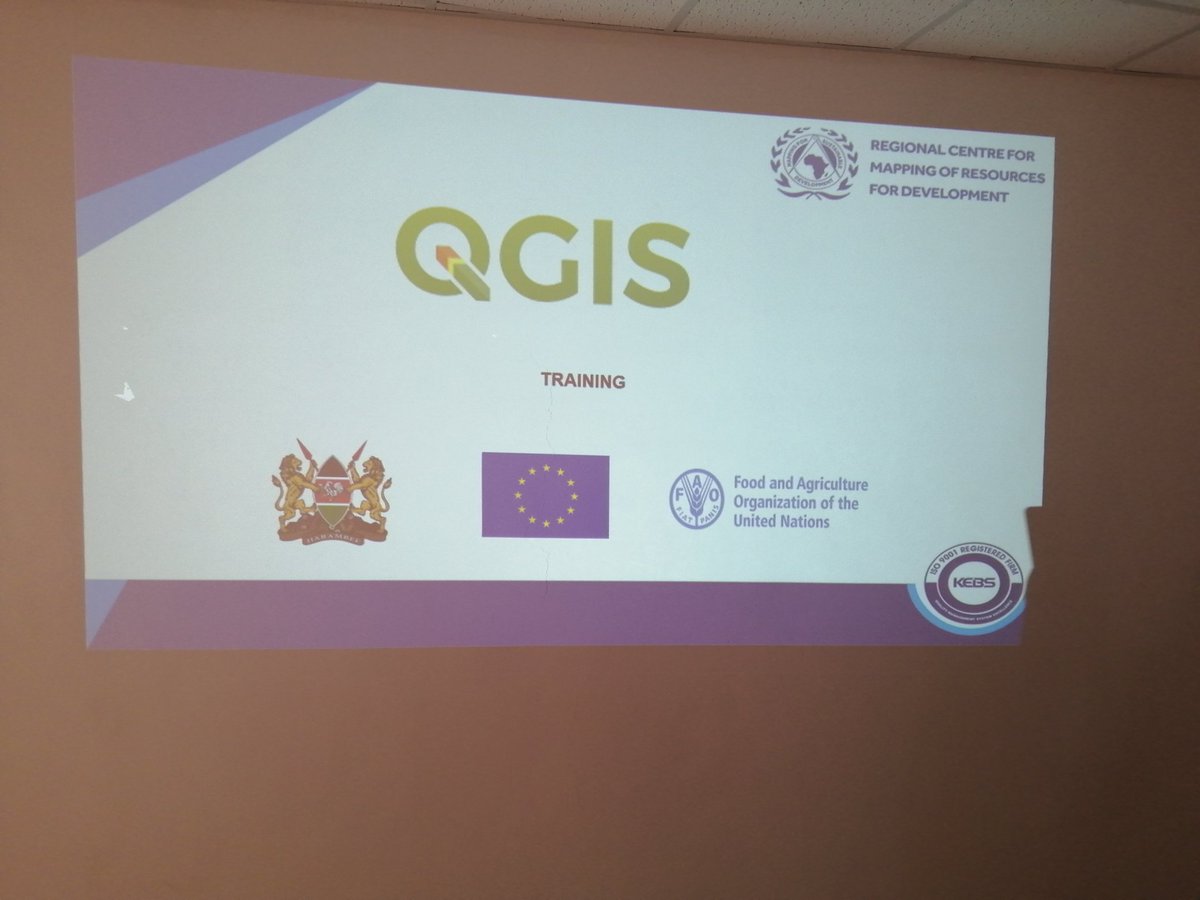 EngGidi's tweet photo. I'm excited to be part of the #TrainingTeam that delivered successful training to the Ministry of Lands &amp; Physical Planning staff on #GIS using #QGIS @rcmrd in collaboration with #FAO , #EuropeanUnion &amp; #MLLP Kenya. Building capacity towards implementation of #NLIMS. @qgis https://t.co/hIznxDCXBA