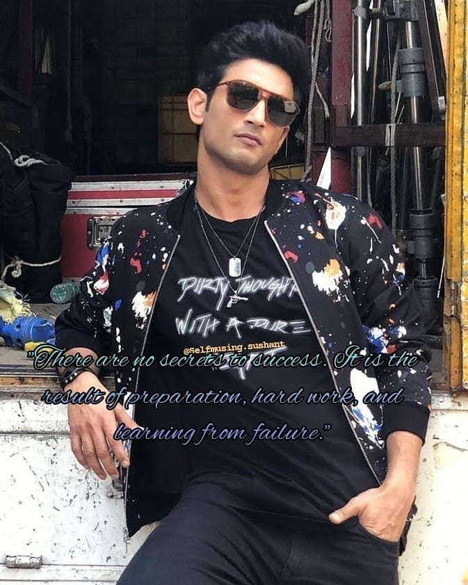 selfmusingg's tweet image. There are no secrets to success.
It is the result of preparation, hard work and learning from failure..!
.
.
.
@itsSSR #selfmusing #selfmotivating #SushantSinghRajput