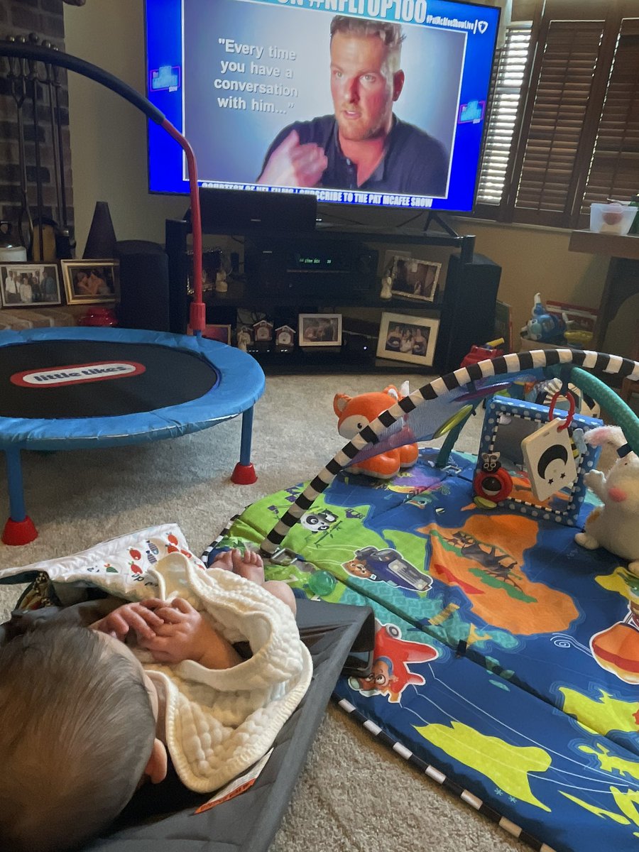 BaconNick13's tweet photo. @PatMcAfeeShow he loves watching you, Pat! #forthebrand https://t.co/jI0kBTiuz1