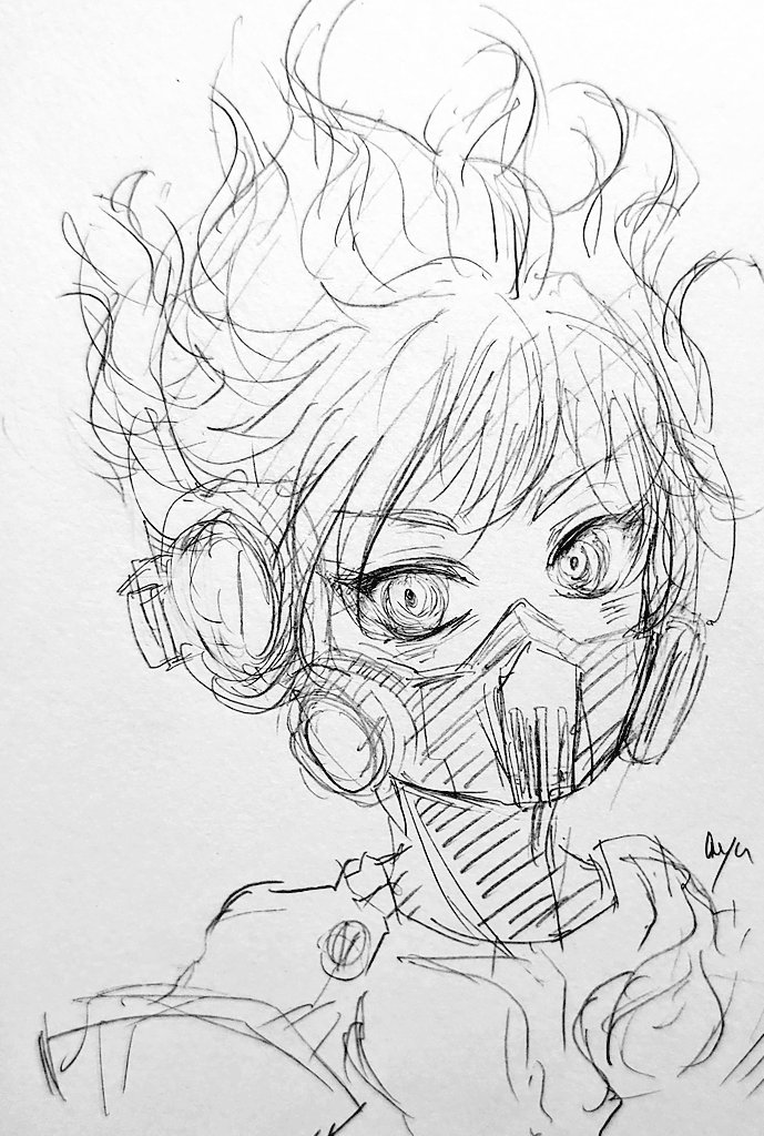 そういえば、一周年のまとめ絵作るとき…急遽描いた初セベくんとオルト載せとこ。急いでたから雑でごめん…今度はちゃんと描きたいなぁ? 