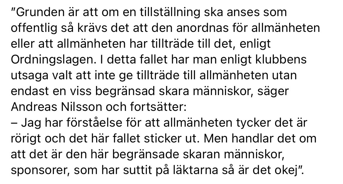 På förekommen anledning rätar vi ut ett frågetecken.