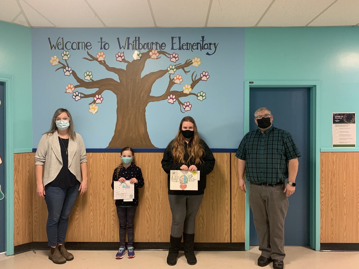 Congratulations to Jennie Crocker (Gr6) and Brynley Fudge (Gr1) for winning the Kindness Starts With Me poster contest at Whitbourne Elementary. Special thanks to Communities Against Violence NL for sponsoring our project. ⁦<a href="/NLESDCA/">NLESD</a>⁩ ⁦⁦<a href="/CAVavalonwest/">Comm AgainstViolence</a>⁩