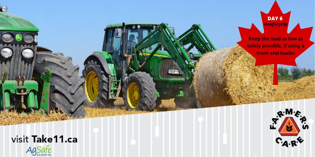 AgSafeAlberta's tweet photo. Day 6 of #CanadianAgSafetyWeek. Retweet all our #safetytips this week for a chance to win an AgSafe first aid kit! @planfarmsafety #AgSafeCanada #westcdnag #farmsafety #abfarming #agsafety https://t.co/MstMF83IzN