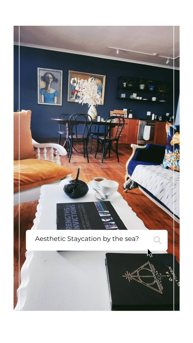 Taking it easy this weekend...seaside with <a href="/IdeasCartel/">IdeasCartel</a> at <a href="/CasaLabia/">Casa Labia</a> 💙

Stay tuned to my blog, for the full review.

#travelblogger #StylishSafeStay #foodie #CulinaryQuest #klaasinsession #capetown #staycation #travel