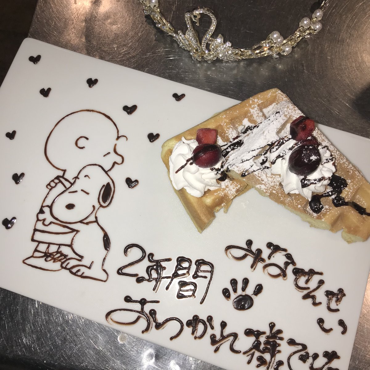 monsterbeef0707's tweet photo. 忙しすぎて溜まっていた記念日プレートを大放出しちゃいます(^^)/
おめでとうございます٩( ᐛ )
年間実績1000件以上
無料の誕生日プレートは当店で！
ご予約は
https://t.co/PRpvqnbpgM…
#モンスタービーフ  #川越 #小江戸 #女子会 #デート 
#肉バル #カフェ #誕生日 #記念日 #スヌーピー https://t.co/dndRnulBXI