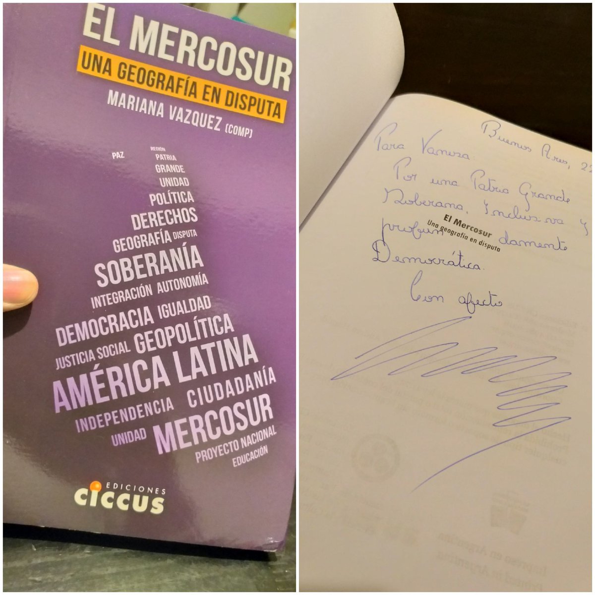 Recibido @Mariana98480937 . Muchas gracias por el envío y tus palabras!!! 
Lecturas super recomendada😊🙌🏼