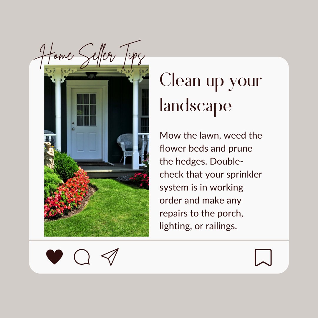 The front yard is the first impression of the rest of the home.

#landscapingideas #frontyardlandscaping #homesellertips #Realestateboss #Realestateagent #ListingSpecialist #HousingMarket #DreamHome #DreamHouse #realtor #RealEstate