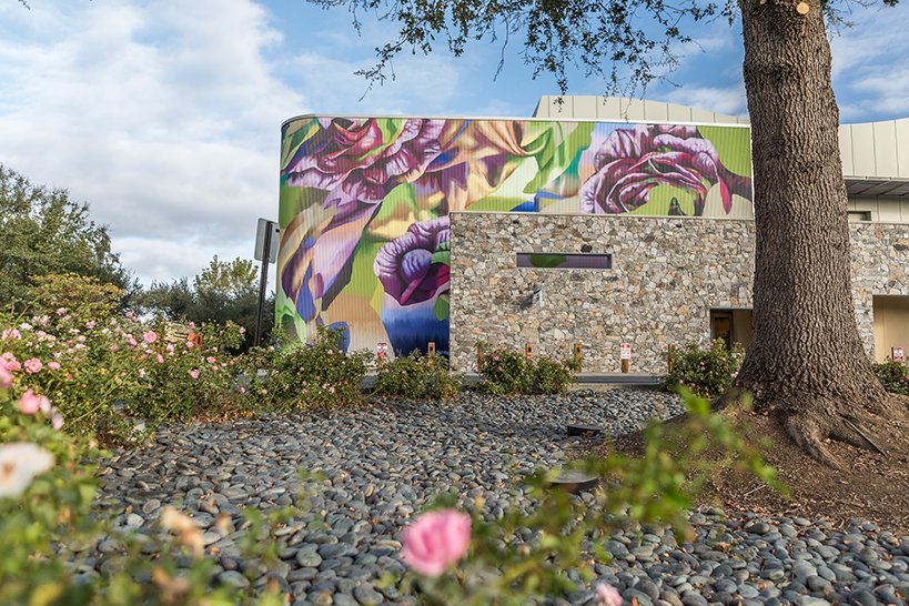 Rad_Napa's tweet photo. This artistic rendering of the red lettuces at @CIAatCopia is inspired by  "the greens in the garden, the red lettuce, the stones on the building, and the blue Napa sky,” Hueman says. We love the way artists bring the everyday to life through their work. #RADNapa #CIAcopia #art https://t.co/1pL8ZxHqqd