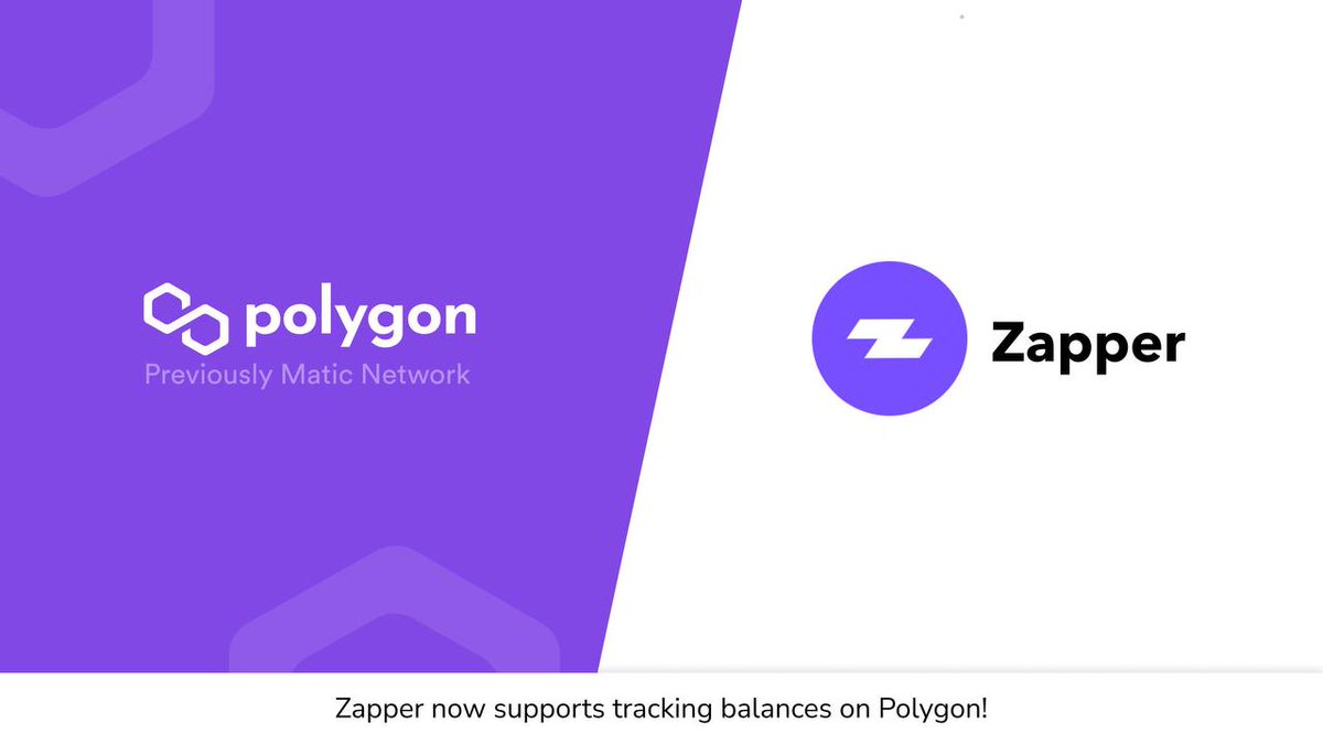 0xPolygon's tweet photo. 🧙‍♂️ The wizards of DeFi, @zapper_fi now support tracking balances on Polygon!

🪄 In addition to @QuickswapDEX support, you can also use Zapper’s new Bridge Feature to seamlessly move tokens between Ethereum and Polygon.

DeFi on Polygon just got supercharged thanks to Zapper⚡️ https://t.co/8G8cir5vd7