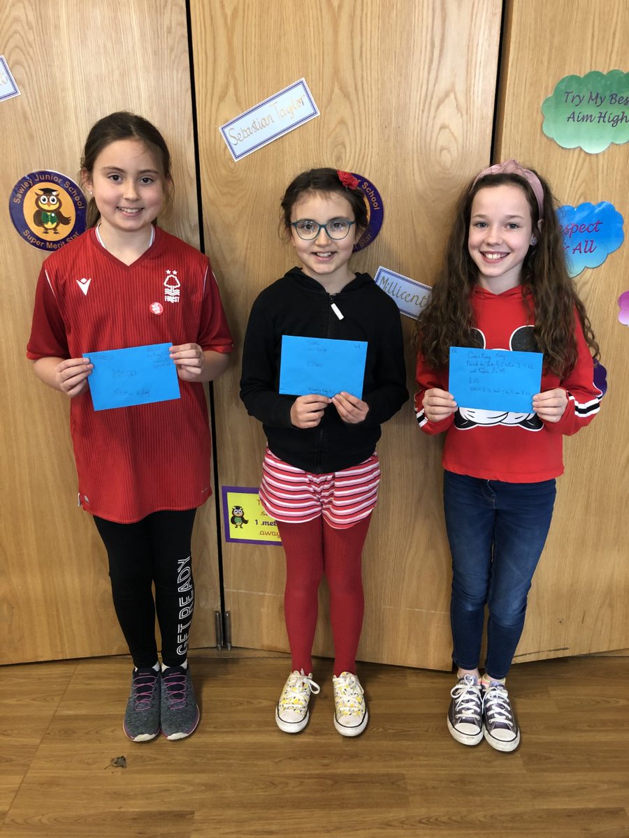 The children have had a great day taking part in Comic Relief activities. We've heard some truly awful jokes! 
I just wanted to mention these 3 wonderful ladies - Ruby, Emilia and Sophie who raised £75 selling cookies on their street. Fantastic effort ladies - well done!