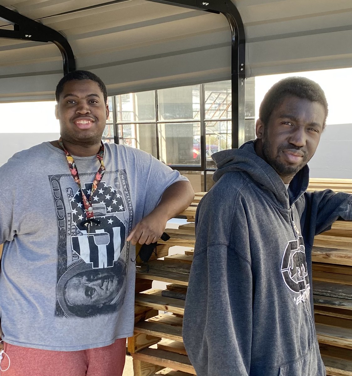 WearGloves's tweet photo. Say 'Hello' to Brandon &amp; Ryan!  We are grateful for our partnership with Career Source and are honored to have these brothers working with us for a few weeks. Careersource Citrus Levy Marion 
#dignitynotdependency #nonprofit #dignitycenter #partnership https://t.co/Yd6bTbMho7