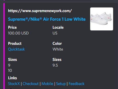 SSX members were set and ready for the AF1s Supreme Restock!

Don't miss out! discord.gg/HhdzAarzQZ