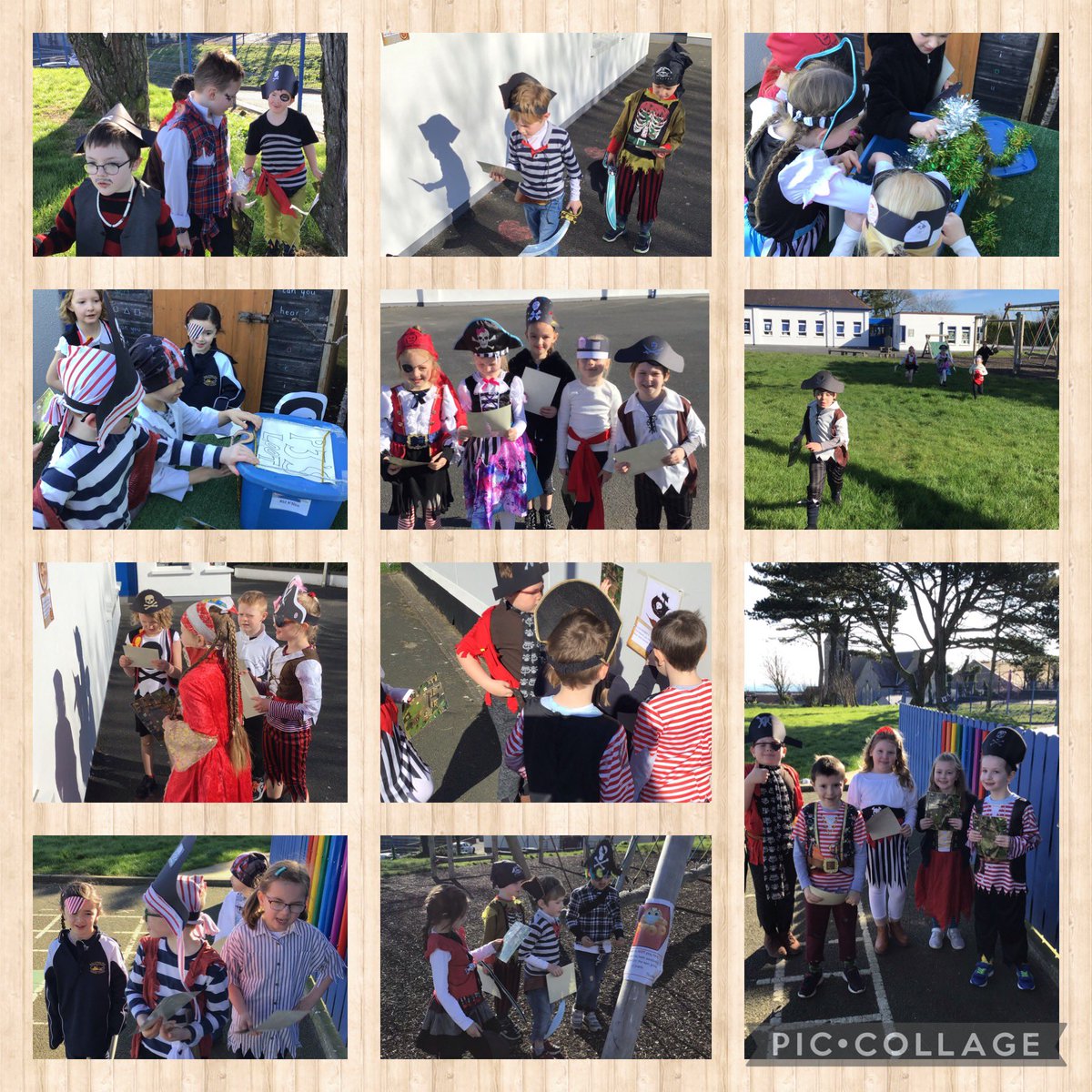P3BPS's tweet photo. Pirate  Day 2021! 🏴‍☠️ There were some pirates lurking about Ballywalter today watch out! @BallywalterPS https://t.co/sBhsAKpozR
