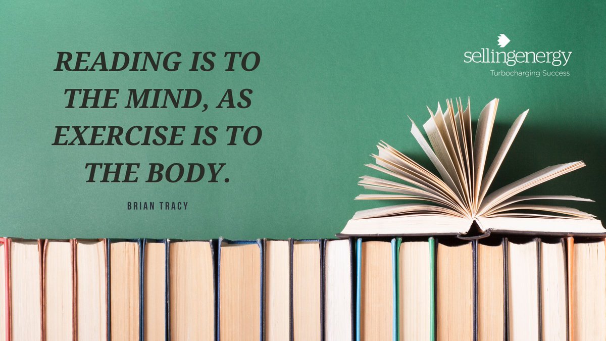 SellingEnergy's tweet photo. What great books have you read lately? 📚 #sellingenergy #inspiration #success #motivation #inspirationalbusiness #businessinspiration #motivationalbusiness #businessmotivation #inspirationalquote https://t.co/ALOTvV0Kfg