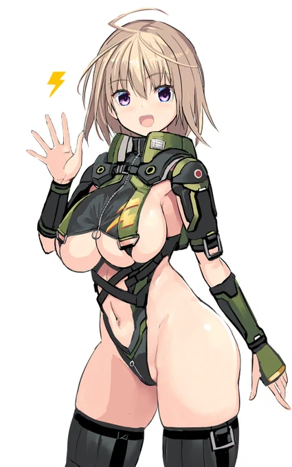 埋もれて見えない乳ベルト好き 