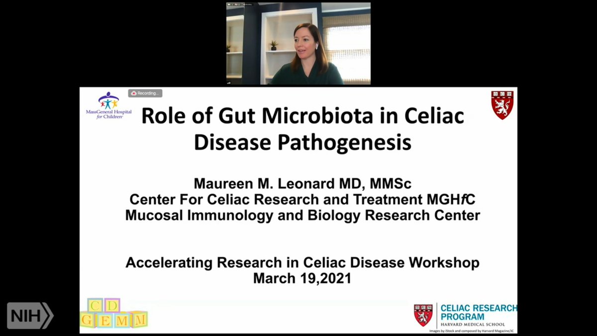 CeliacResearch's tweet photo. Our clinical director @CeliacDoc has been studying the role of early-life environmental factors and changes in the #gut #microbiome in the development of #celiacdisease. She talks about the need for more prospective studies, such as the #CDGEMM study @mghfc. https://t.co/lAgsC0Y009