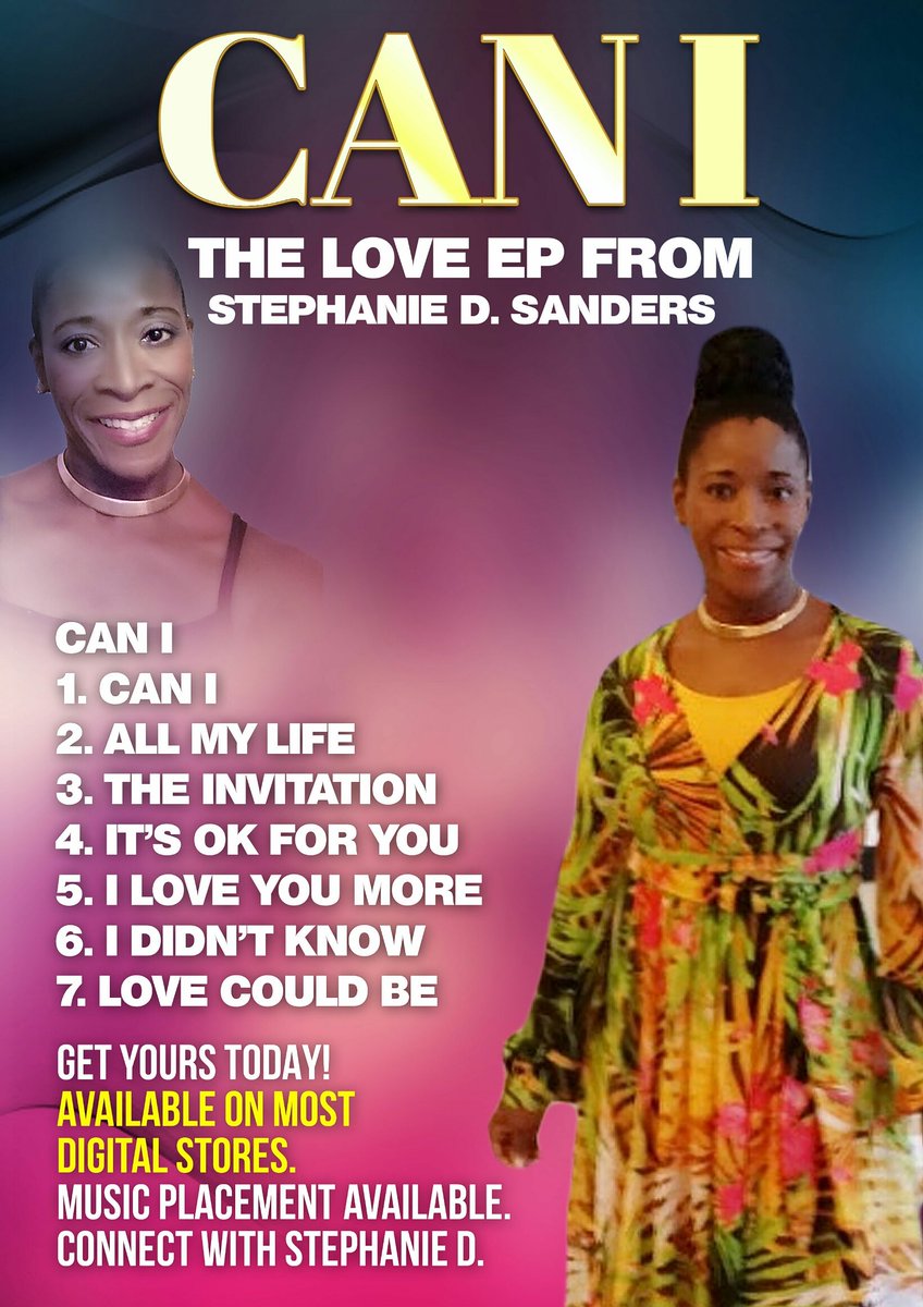 SingStephSand's tweet photo. What a way to start the day!!!!

"CAN I"

The LOVE CD from yours truly 

Stephanie D. Sanders

https://t.co/FKqt5Uo2KR https://t.co/WKC79e7yYJ