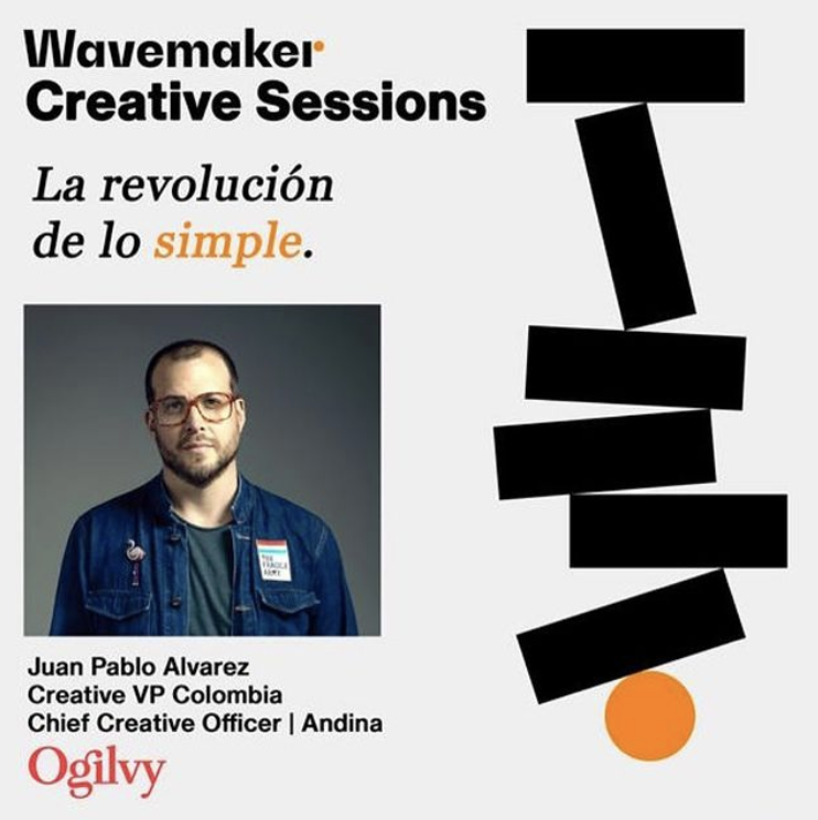 WavemakerMexico's tweet image. Estamos en una charla virtual con Juan Pablo Alvarez de @Ogilvy hablando de todas esas cosas que sin una revolución no sucederían #CreativeTransformation