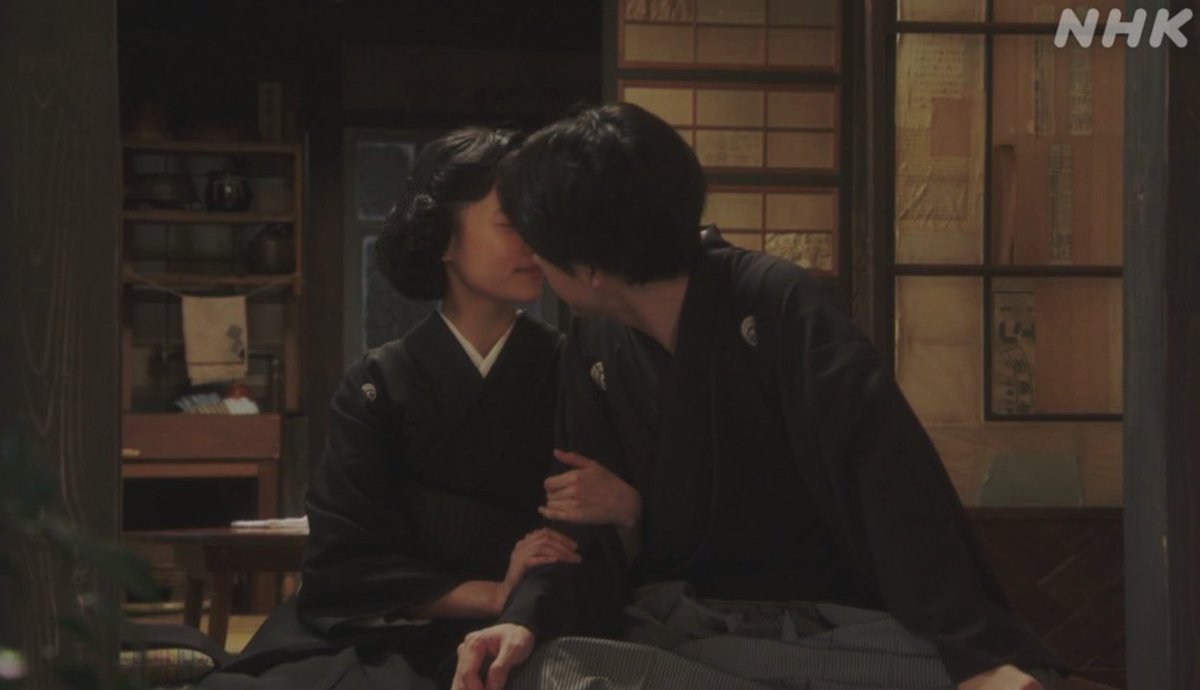 りぃﻌﻌﻌ 一平からキスと千代からキス 泣きながらキュンでした おちょやん 杉咲花 成田凌