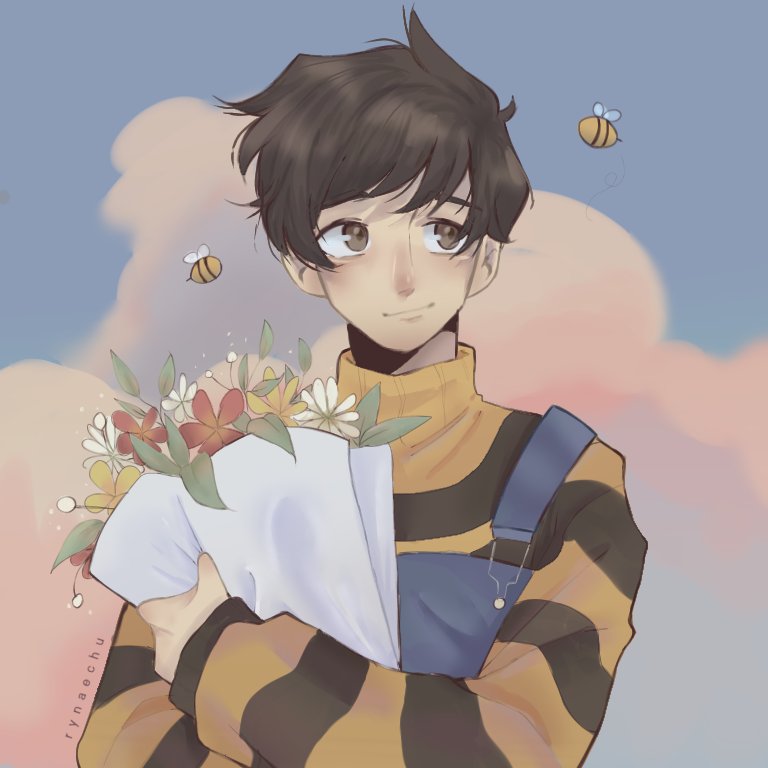 Bee boy (tubbo fanart)