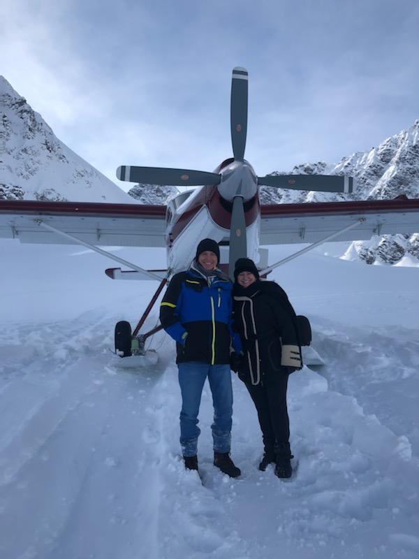 DanielMcFarland's tweet photo. My parents got to take a plane to the top of Denali in Alaska then landed on a glacier! I was a bit jealous. It looked like fun https://t.co/VWq4KiDFX3