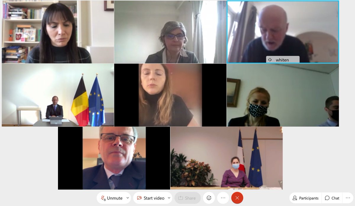 BelgiuminEU's tweet photo. 🇪🇺🇺🇳Pour la journée internationale de la #Francophonie, les Ambassadeur·rice·s #COPS de la 🇧🇪🇧🇬🇫🇷🇬🇷🇱🇺🇷🇴 ont organisé une table ronde sur le thème des enfants dans les conflits armés, en présence de @anneschintgen @childreninwar, @valyfal @UNPeacekeeping &amp; Katherine Cocco @UNICEF. https://t.co/xcj11LbswY