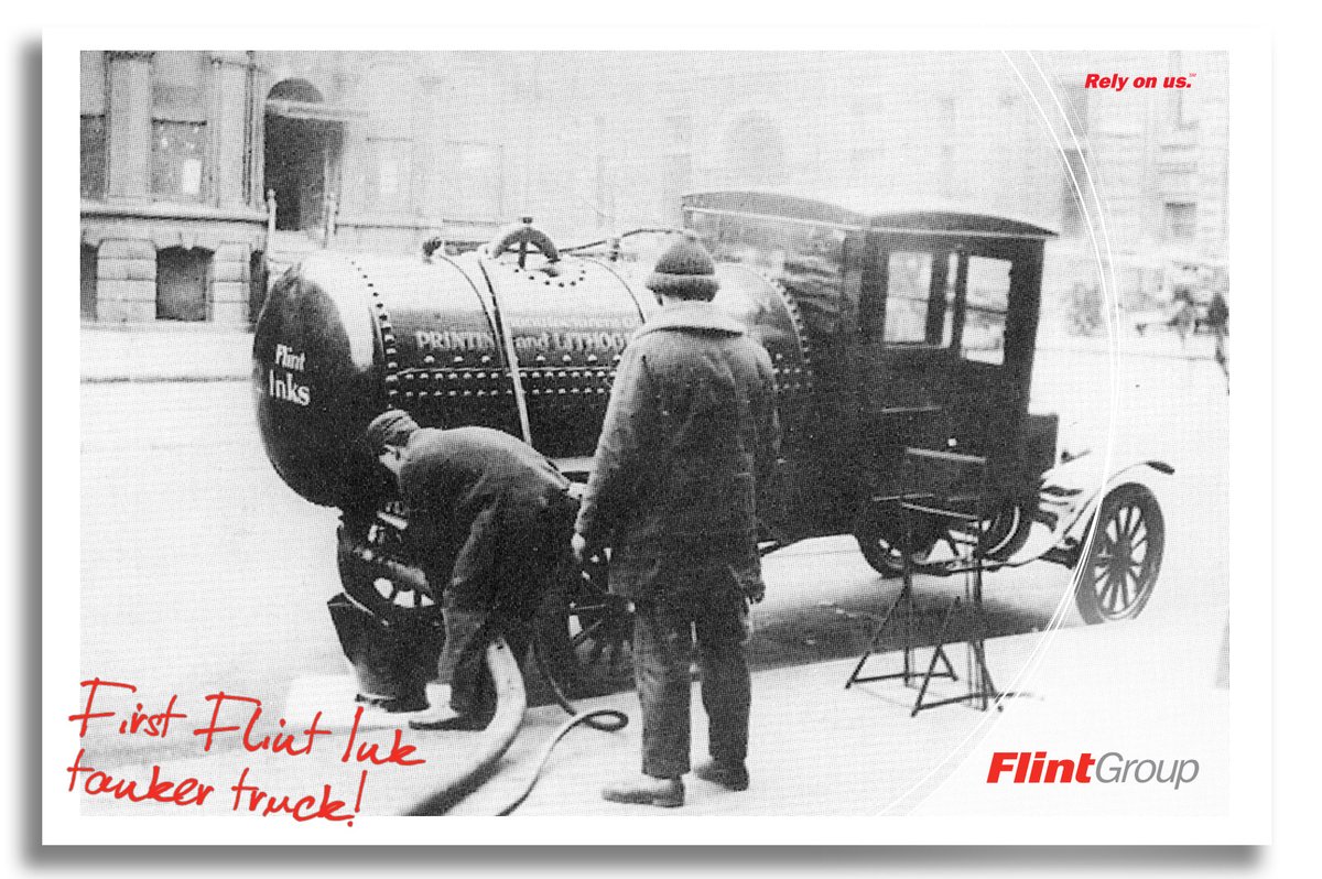 flinteresting's tweet photo. #Flintstory
For the first time in 1922, the company delivered letterpress news ink by tanker truck.
#Flinteresting #FlintGroup #FlashbackFriday #FBF #Flashback #Throwback #History #RelyOnUs https://t.co/e0LW5k9rZ1