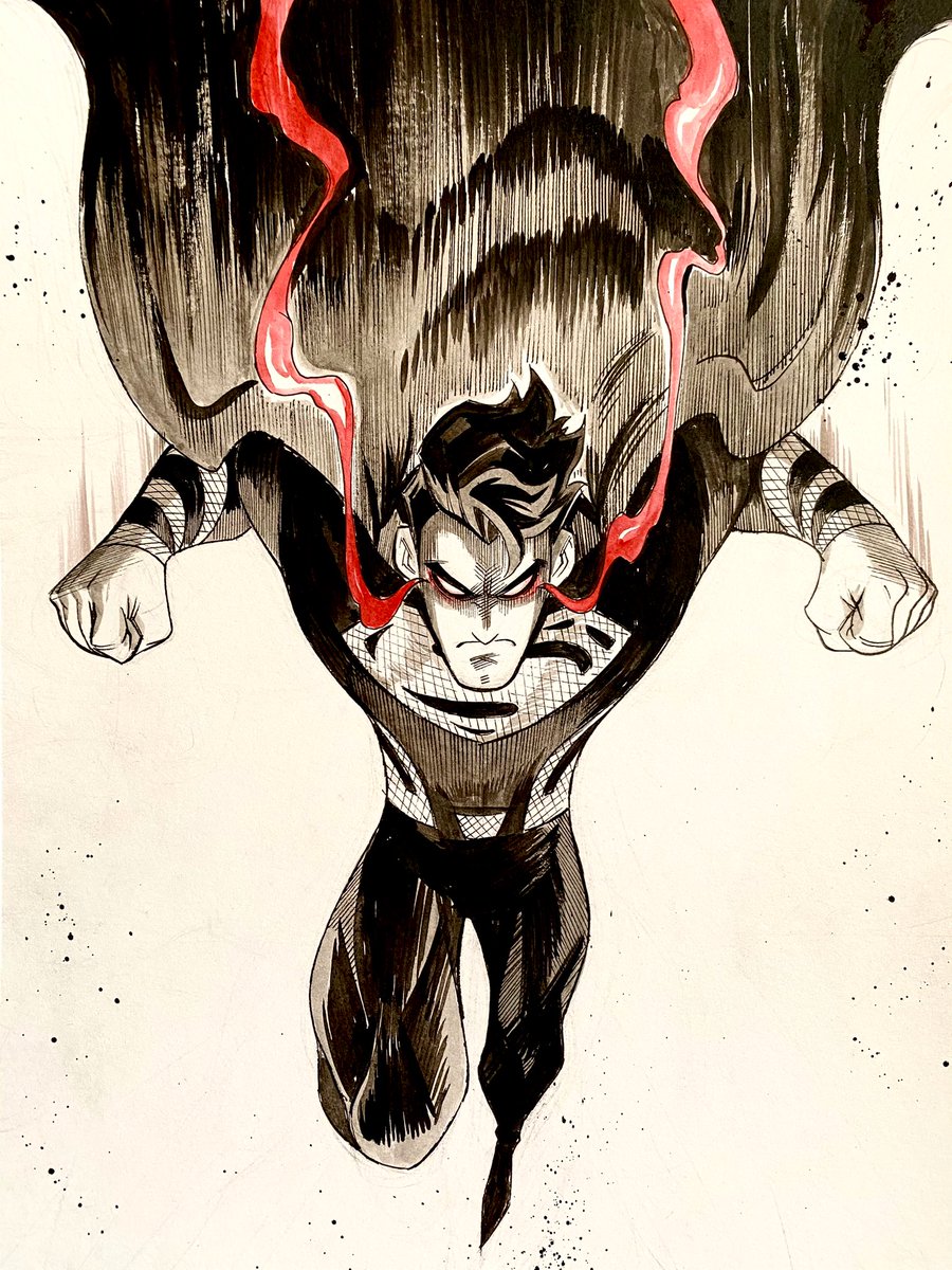 colorreaper's tweet photo. Black Suit (ZSJL)

Compared to my other ink sketches, I felt like this one is where I brought some of my old techniques, I think it’s the ink wash which I used to implement a lot.

Sketch is up for sale at https://t.co/tl2RMj1JIf

#SnyderCut #Superman https://t.co/EJEdJ5U60e