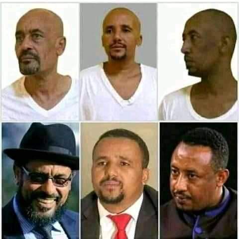 zanebrihalefome's tweet photo. Oromo prominent opposition politicians #Abo #Bekele Gerba, #Jawar Mohamed and #Hamza Borena after #39 days of hunger strike in #kality prison. So much 4 the @NobelPrize laureate &amp; his democratic reforms. worst since z inception of z empire 4 oromo. @hrw @Africa_First1 @AJEnglish https://t.co/CllfSnSKgI