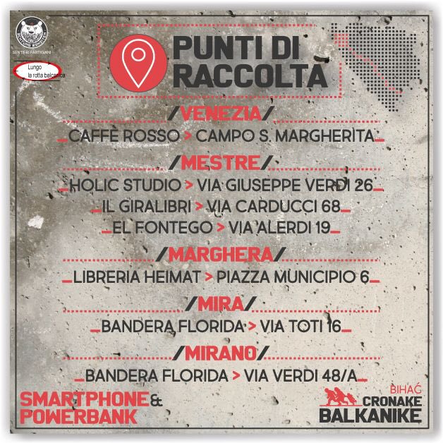 Come Sentieri Partigiani insieme a Lungo La Rotta Balcanica abbiamo lanciato una raccolta telefoni per i migranti bloccati in Bosnia. Condividete! E iscrivetevi alla newsletter per rimanere aggiornati ;)