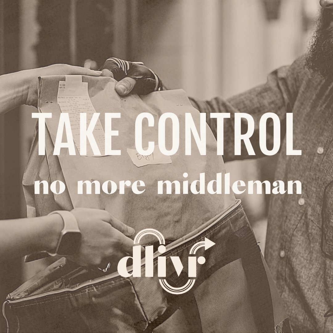 dlivr helps you ban the middleman and take back control of your small business. Want to stay ahead of the curve? Subscribe for updates @ dlivrapp.com