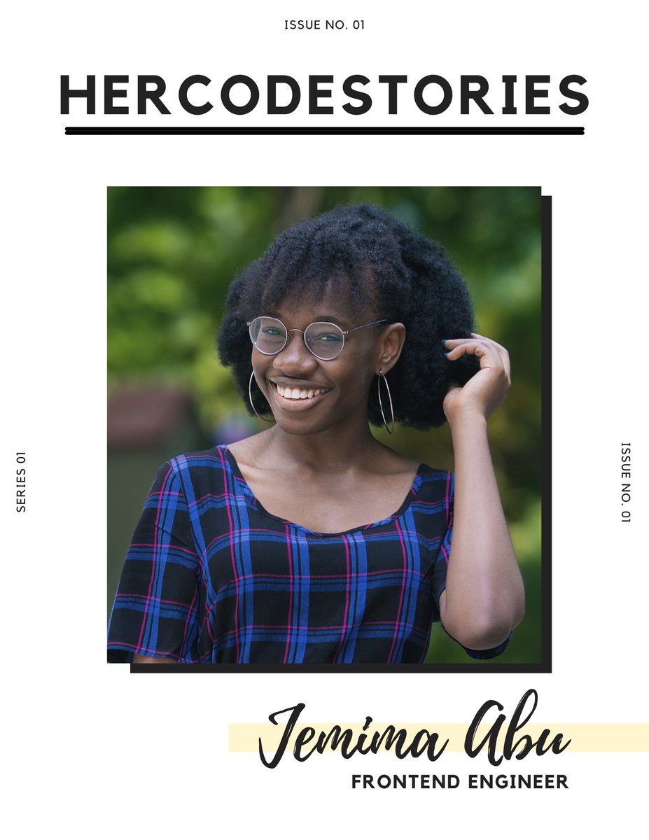 HerCodeFactory's tweet photo. 🎉#HerCodeStory🎉

First code story up, click the link below to read on how Jemima started on her Tech career, how she picked Frontend Development and a peek into her living her best life.
@Jemimaabu

https://t.co/hpy7tfXRcZ

#womenintech #HerCodeStory #WomenInSTEM https://t.co/PcFQhk63lm