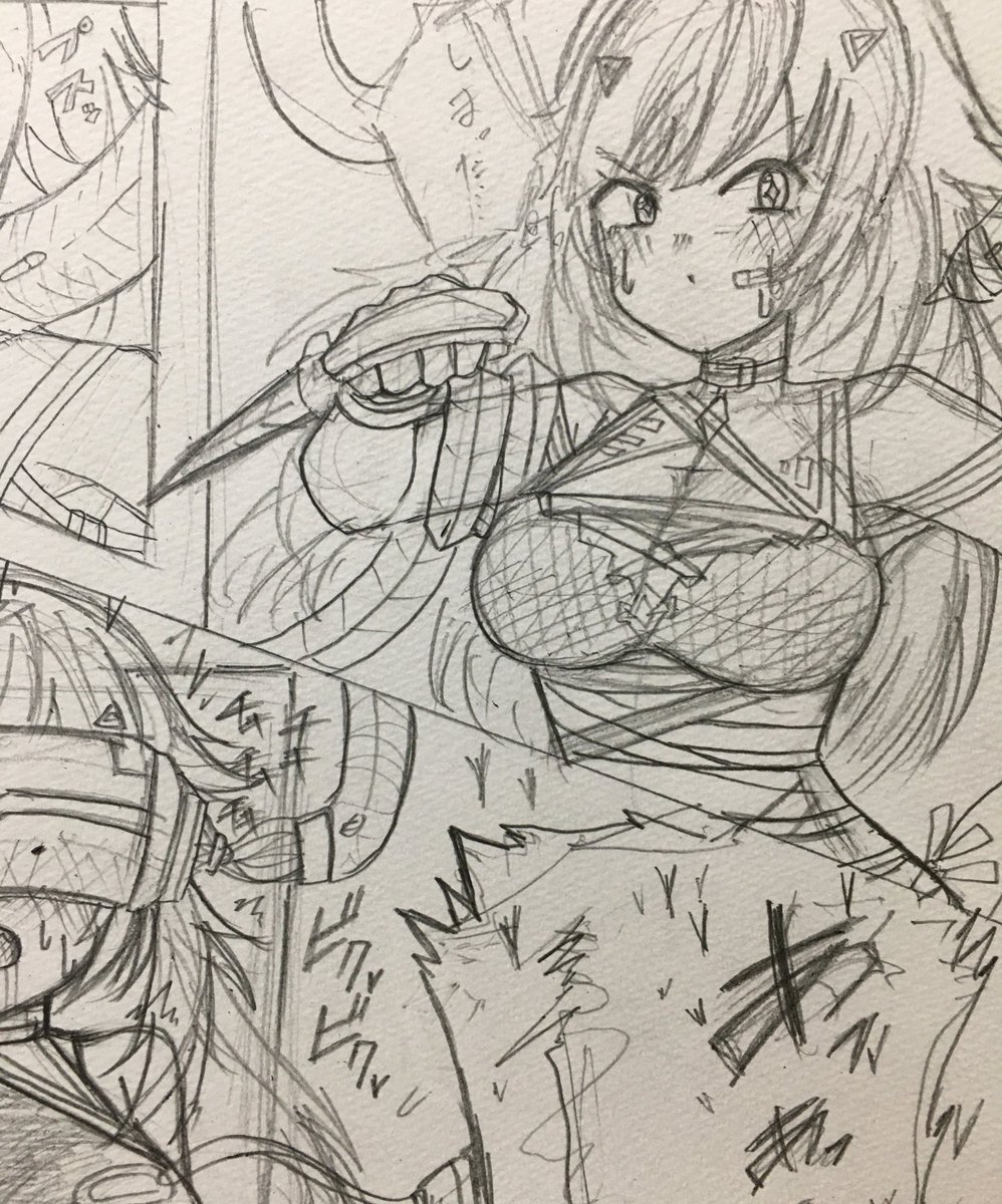 hsぴ下書き
今回は自分の性癖盛り盛りです 