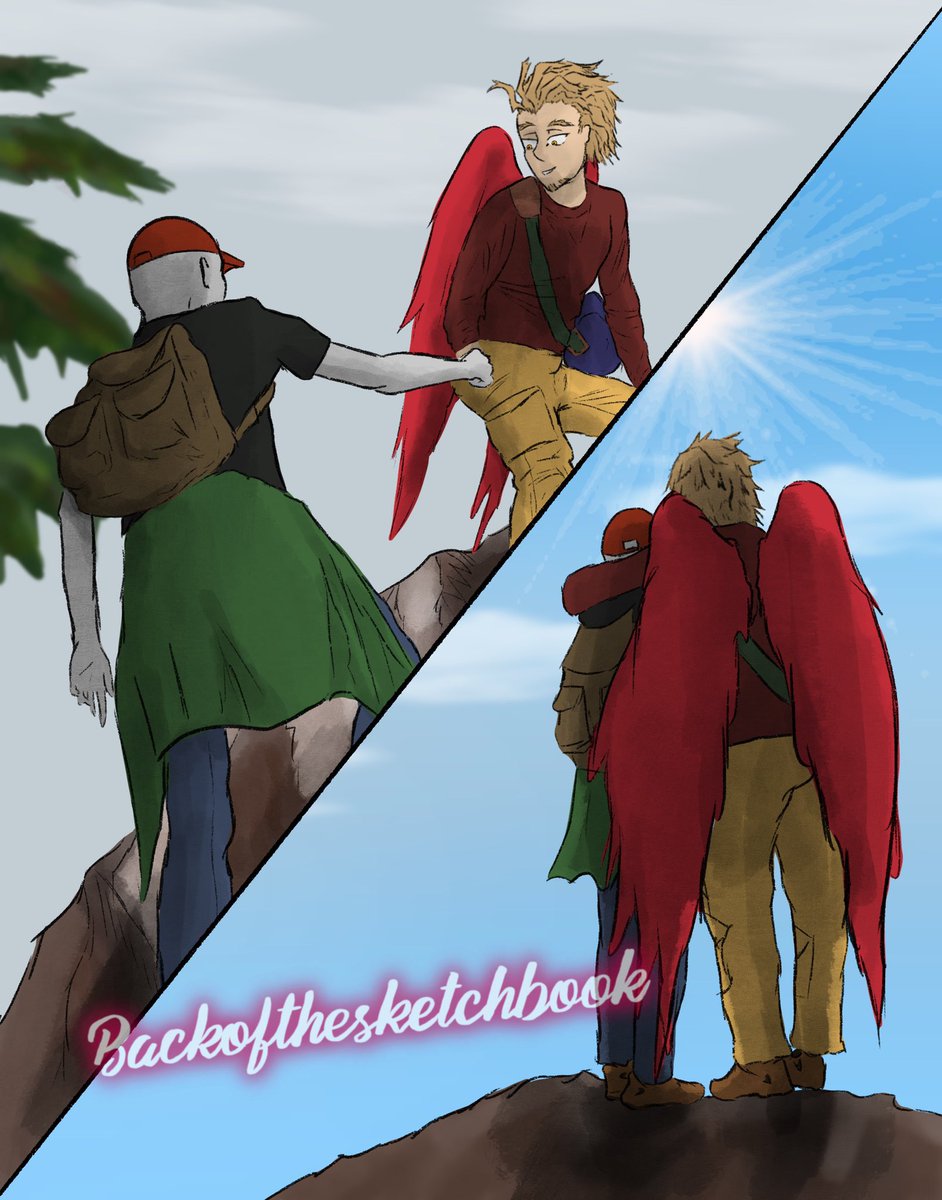 sketchinginback's tweet photo. The Hike
My new Hawks and reader comic, please checkout my Patreon if you can Part 1/ 4 โค๏ธ #Hawks #Hawksmha #Hawksbnha #KEIGOTAKAMI #hawksxreader #fanart https://t.co/jGj4X3FXrb