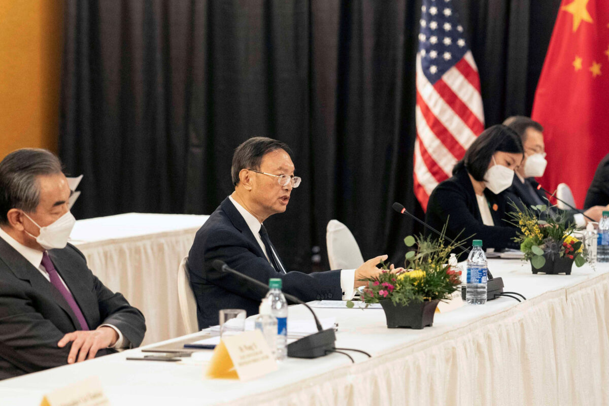 realDailyWire's tweet photo. Biden Faces Backlash After ‘Humiliating’ China Meeting: ‘Incredible Incompetence,’ ‘Biden Is Weak’ https://t.co/J3VkBW7Wx8 https://t.co/C8CnOeCqwz
