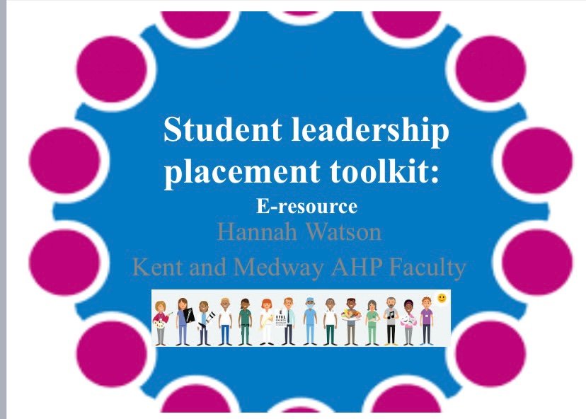 @Hannah51054963 is producing a student leadership placement toolkit to support students. Also exploring how students on these placements can network together.Amazing work Hannah. #AHPpracticelearning @D_MARSDEN_OT @RebeccaTyrrell4 @MariaTrotman4 @Nina_PhoenixOT @NickiMcrae1