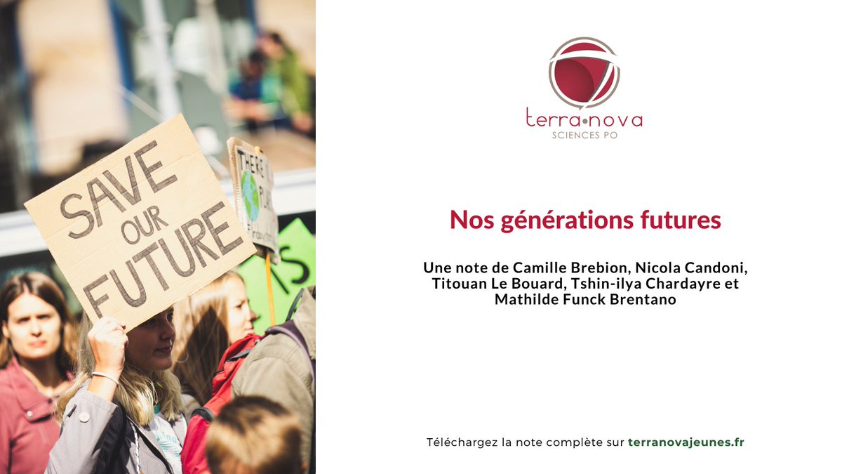 🌱 Nos générations futures - une note de Camille Brebion, Nicola Candoni, Titouan Le Bouard, Tshin-ilya Chardayre et Mathilde Funck Brentano de <a href="/terranovascpo/">Terra Nova Scpo</a> à lire sur terranovajeunes.fr/2021/03/18/nos…