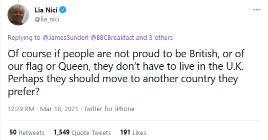 If you're still not convinced we're sliding towards fascism, this tweet by an ACTUAL MP might concentrate your mind. #ToryDictatorship #FlagShaggers