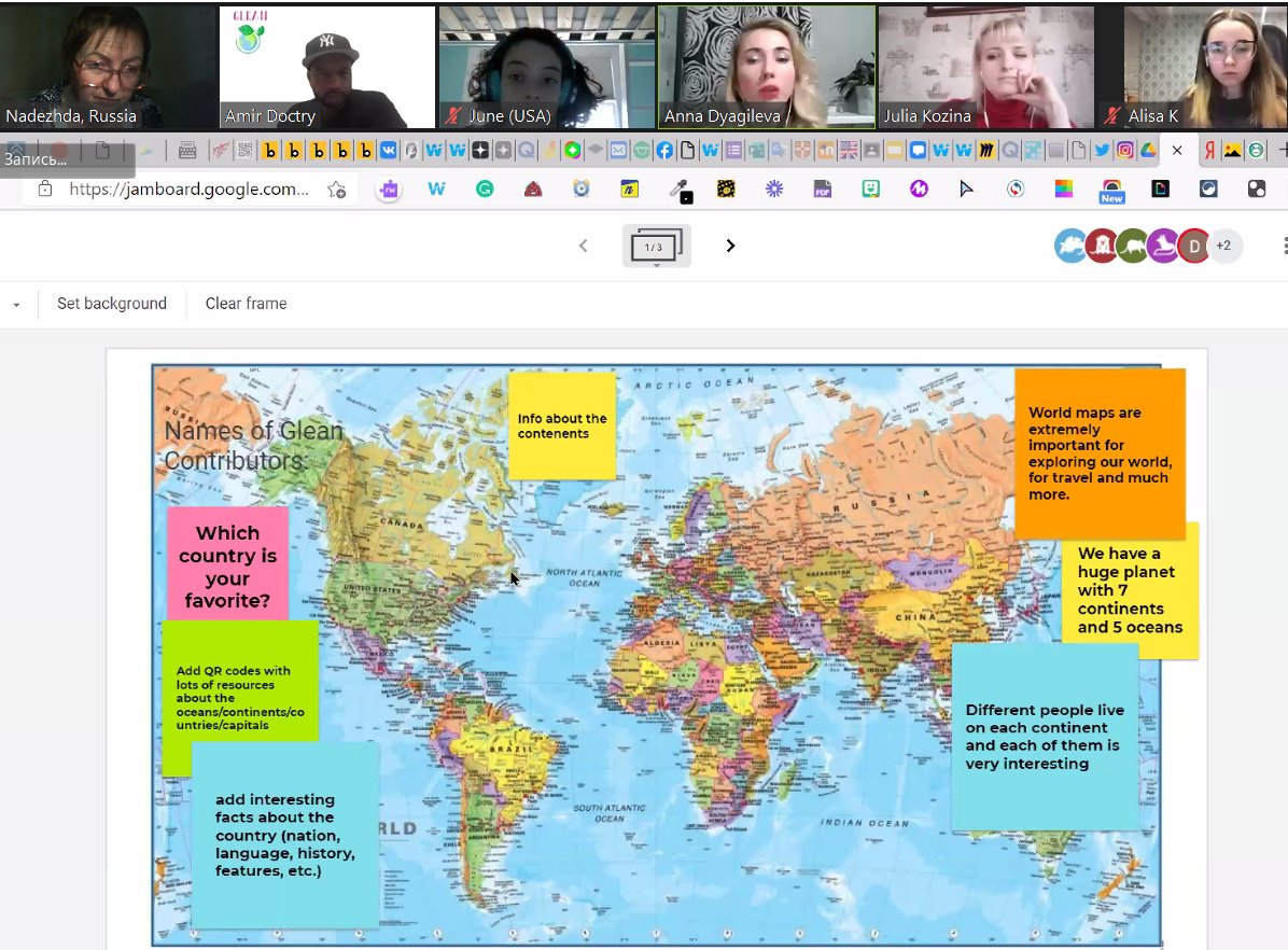 nadeivanova's tweet photo. #GLEAN session to draft posters for the school in #Tansania @AmirDoctry @JuliaKozina @TarunaK78648372 @NirmaladeviKan2 #MicrosoftMIE #MicrosoftMasterTrainer #BunceeAmbassador #WakeletAmbassador https://t.co/MIRVsvz2Ml